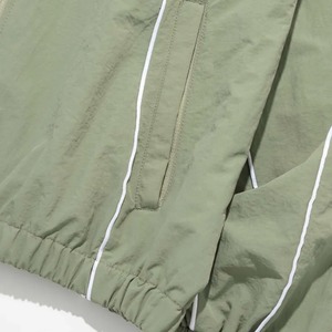Custom Baggy Windbreaker <b>Tracksuit</b> 2 Piece Set Female Lightweight Oversized Plain Nylon <b>Tracksuit</b> for Men - Product Image 3