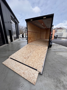 Remorque de transport fermée en aluminium, occultante, 7x14, 7 pieds, haute capacité, prix bas - Product Image 4