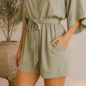 Ensemble de vêtements de détente décontractés pour femmes en polyester et rayonne, anti-boulochage, doux, confortable et écologique - Product Image 6