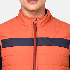 Chaqueta Deportiva sin Mangas OEM para Hombre, Ligera, Transpirable, Acolchada, de Invierno, con Logotipo Bordado Personalizado - Product Image 4