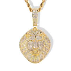 Colgante de Moissanita de Plata 925 de Alta Calidad Personalizado, Joyería Hip Hop, Collar con Incrustaciones de Diamantes, Colgante de Moda Chapado en Oro GRA - Product Image 3