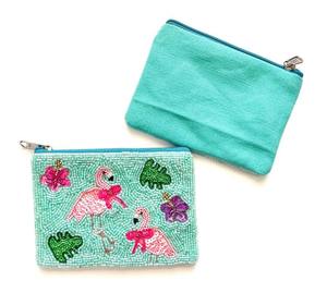 Porte-monnaie perlé fait main avec fermeture éclair, design coloré personnalisé pour adolescents, vente en gros, portefeuille et pochette tendance - Product Image 1