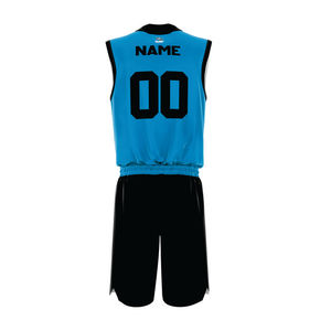 Conjunto de Uniforme de Baloncesto Personalizado Negro y Verde, Sin Mangas, Cuello en V, Poliéster Transpirable, Ropa Deportiva Unisex, Cintura Elástica - Product Image 6