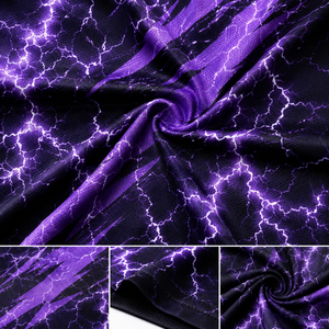Custom Sublimated Baseball Uniform Set Purple Lightning Design Jersey Pants Men Adult Breathable <b>Athletic</b> Team Wear OEM - Product Image 6