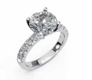 Anillo de Diamantes Cultivados en Laboratorio Endless Brilliance Pave en Oro de 9kt, 14kt y 18kt con Banda de Once Diamantes Multicorte de 0.78 Quilates para Mujer - Product Image 6