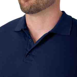 Polo décontracté pour homme en coton respirant, couleur unie, personnalisable avec logo, vente en gros, fabricant - Product Image 5