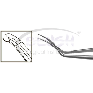 Pinzas de Capsulorrexis Curvas Inamura con Marcas, Incisión de 1.8mm, Instrumento Oftálmico de Acero Inoxidable de Blush Surgical - Product Image 3