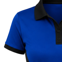 Polo bicolore Sigma Gamma Rho pour femmes, broderie personnalisée, manches courtes, col classique, vêtements de sororité, OEM ODM, vente en gros