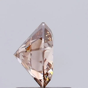 Diamante Redondo Cultivado en Laboratorio de 0.98 Ct, Color Rosa Marrón Fantasía VS1, Certificado IGI, Diamante Suelto para Anillo de Compromiso Solitario, Diamante Real - Product Image 3