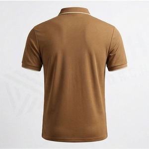 เสื้อโปโลแขนสั้นผู้ชายแบบสวมใส่สบาย ซิปหน้า ผ้าถัก คอปกซิป เสื้อผ้ากีฬาฤดูร้อน รับสกรีนโลโก้ สีตามสั่ง - Product Image 2