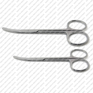 ชุดกรรไกรเย็บแผลคุณภาพพรีเมียม Northbent แบบโค้ง ขนาด 3.5 และ 4.5 นิ้ว ใบมีดเคลือบสีดำ ผลิตจากสแตนเลสสตีล สำหรับการผ่าตัด - Product Image 3