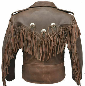 Chaqueta Cargo de Lona Vaquera Casual de Alta Calidad para Hombre, Estilo Vintage Vaquero Occidental, para Primavera, Otoño e Invierno - Product Image 5