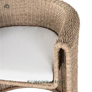 Fauteuil de salle à manger modulaire moderne Milou pour extérieur, prix d'usine, en bois durable et écologique, idéal pour appartement, jardin, patio - Product Image 5