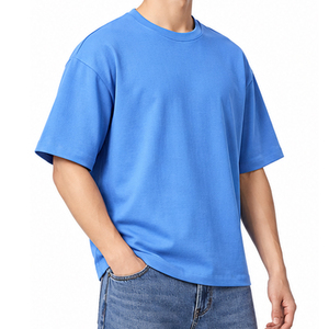 T-shirt Boxy personnalisé en coton, style streetwear, fabrication OEM ODM, fabricant de vêtements en marque privée, usine de vente en gros, t-shirt coupe Boxy sur mesure - Product Image 6