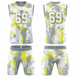 Conjunto de Uniforme de Fútbol 7V7 con Diseño Personalizado, Camiseta sin Mangas y Pantalones Cortos, Ropa Deportiva Sublimada para Equipos, Venta al Por Mayor OEM - Product Image 1