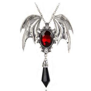 Gargantilla Gótica Rosa Oscura y Conjunto de Calavera, Collar de Murciélago de Halloween y Joyería de Moda Pirata Vampiro - Product Image 5