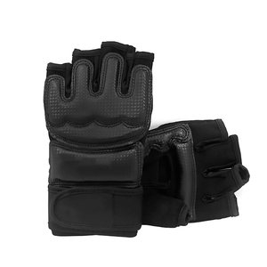Custom Made Wholesale High Quality PU MMA Gloves Hook Loop Closure Breathable Non-Slip Wrist Support Sports Adult Geo Brother Co - Product Image 4