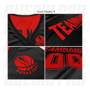 เสื้อบาสเก็ตบอลรุ่นล่าสุด สไตล์ใหม่ ใส่สบาย ชุดยูนิฟอร์มบาสเก็ตบอลสำหรับเยาวชน ชุดกีฬาผู้ชาย เสื้อปักลายแบบซับลิเมชั่น - Product Image 5