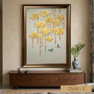 Arte Mural de Hoja de Oro Personalizado de Fábrica en Vietnam, Pintura de Lámina Metálica de Lujo, Decoración Premium para Interiores de Hogar, Hotel, Oficina, Regalo Empresarial - Product Image 5