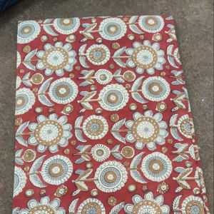 Tela de algodón con estampado artesanal para traje Salwar, material de vestido sin coser, hermosa tela india con estampado a mano. - Product Image 1