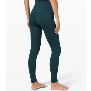 OEM Custom Women <b>Leggings</b> Plus Size High Waist Yoga Pants Breathable Tummy Control Four-Way Stretch Plaid <b>Pattern</b> Gym Fitness - Product Image 3