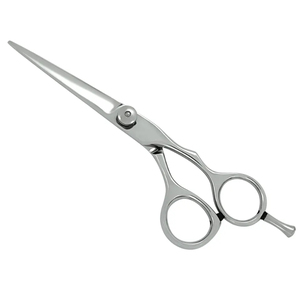 <b>Best</b> Selling <b>Scissor</b> Barber Shears <b>Hairdressing</b> Japanese Steel Made Haircut 6Inch Left Handed Barber Hair <b>Scissors</b> - Product Image 1