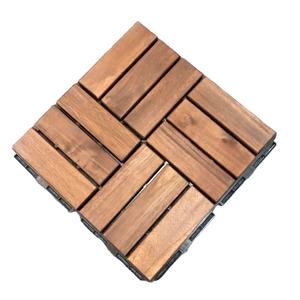 Carreaux de terrasse en bois ACACIA à emboîtement économiques et durables de l'usine du Vietnam - Product Image 1