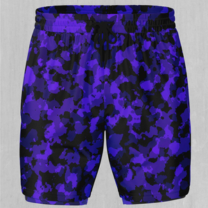 Work Wear Men's Shorts Casual Sports Loose Quick Dry Solid Color Sublimation Design Lightweight Nylon/Cotton <b>Windproof</b> - Product Image 4