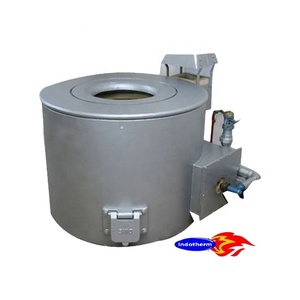 Horno de fusión de crisol de gas de 100 kg para metales no ferrosos incluye núcleo esencial de cojinete de motor - Product Image 4