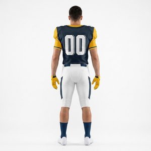 Quick Dry Polyester <b>Material</b> Factory Price Custom American Football Uniform with Custom Logo and Team Numbers Direct OEM Service - Product Image 2