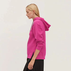 Sudadera con Capucha Personalizada para Mujer, Invierno, 100% Algodón, Tela de Felpa, Impresión Puff/Serigrafía, Estilo Hip Hop, Anti-Pilling - Product Image 2