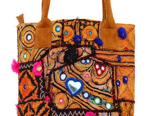 Bolso de mujer bordado compras Vintage Banjara Patchwork Bag - Product Image 3