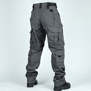 Pantalones Cargo Tácticos para Hombre con Logotipo Personalizado, Grises, Cintura Alta, Secado Rápido, Transpirables, Ligeros, de Lona, para Senderismo al Aire Libre - Product Image 6