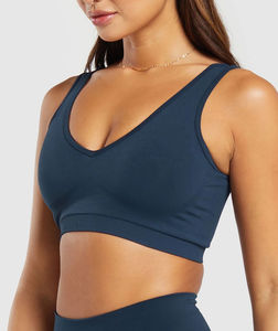 Nouvel arrivage personnalisé en gros : Soutien-gorge de sport léger sans couture à une épaule pour femme, idéal pour la gym, le yoga et l'entraînement - Product Image 3