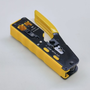 Cat5 Cat6 Cat7 <b>RJ45</b> Multifunctional LAN Cable Network Plug <b>Crimping</b> <b>Tool</b> Pass Crimper Industrial Grade Stainless Steel - Product Image 3