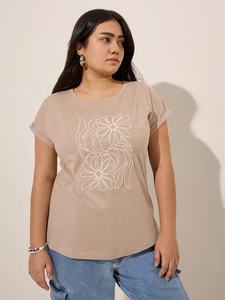 Camisetas de talla estadounidense para mujer, camisetas de gran tamaño para mujer, camisetas de talla grande con logotipo personalizado, Camiseta 100% de algodón con cuello redondo para mujer, informal para niñas - Product Image 5
