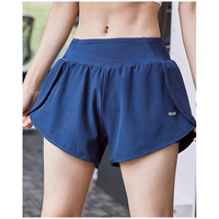Shorts Deportivos de Cintura Alta para Mujer, de Secado Rápido, Transpirables, Personalizados para Verano, para Correr, Hacer Ejercicio, Yoga, Ciclismo, con Bolsillo, Ecológicos