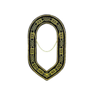 Cadena de Collar Metálica Personalizada Ecológica con Lentejuelas y Serigrafía Masónica para el Rito Escocés de la Masonería, Grado 14, Logia Perfección - Product Image 5