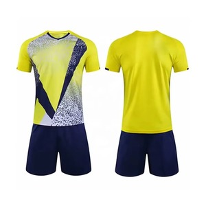 Men's Blue Sublimated Tennis Jersey Set Short Sleeve V-Neck Moisture Wicking <b>Athletic</b> Wear Summer Geometric Print - Product Image 6