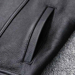 Chaleco de Cuero para Hombre, Diseño Personalizado, Alta Calidad, Informal, Transpirable, Resistente al Viento, Sin Mangas, para Motocicleta, Todas las Tallas, Pakistán - Product Image 4