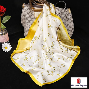 High Quality Luxury Printed Long <b>Scarf</b> Soft Fabric Head <b>Scarf</b> Custom Branding OEM ODM Textile Manufacturer Export - Product Image 1