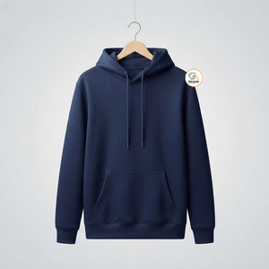 Sudadera con Capucha para Hombre, Corte Regular, Color Sólido, Invierno, de la Mejor Calidad, con Logotipo Personalizado Impreso, Forro Polar Transpirable de Secado Rápido - Product Image 3