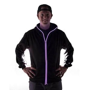 Venta al por mayor de ropa deportiva de alta calidad ropa de entrenamiento de gimnasia prendas de vestir activas cremallera reflectante cubierta de cara completa unisex logotipo personalizado sudaderas con capucha - Product Image 1