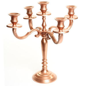 Metal Gold Candelabra Centerpieces Weddings 5 Arms Candle Holder <b>Candlestick</b> Retro Romantic Candlelight Dinner Decoration - Product Image 4