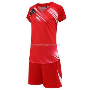 Uniformes de volley-ball avec logo personnalisé de haute qualité Ensemble de meilleurs matériaux Style vente en gros avec le prix bon marché du fabricant - Product Image 4