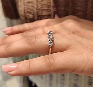 Anillo de Boda Unisex con 5 Diamantes Redondos Cultivados en Laboratorio de 2.00 Quilates, Oro 10K/14K/18K/PT950/S925, Certificado IGI, de Lujo - Product Image 5