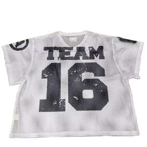 Maillot de football unisexe en maille unie à col en V, personnalisable avec votre logo, respirant, 100 % polyester, antibactérien, impression sublimée sans couture - Product Image 2