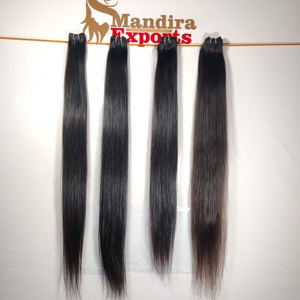 Extensions de cheveux 100% vierges vietnamiennes de temple, lisses, non traitées chimiquement, meilleure qualité, cheveux humains indiens - Product Image 2