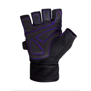Daizen Star Half Finger Lightweight Fitness <b>Gloves</b> Mesh Pull-On Closure Adjustable Wrist Strap Black Red for <b>Weight</b> Lifting Gym - Product Image 6