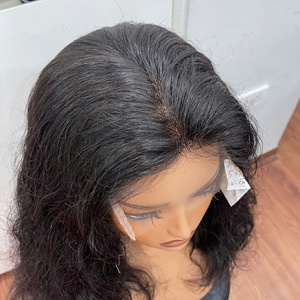 Peluca de Cabello Ondulado Natural 2026 a Precio de Fábrica, Peluca de Cabello Vietnamita Sin Procesar con Cierre, Extensiones de Cabello con Cutícula Alineada al por Mayor, Encaje HD - Product Image 5